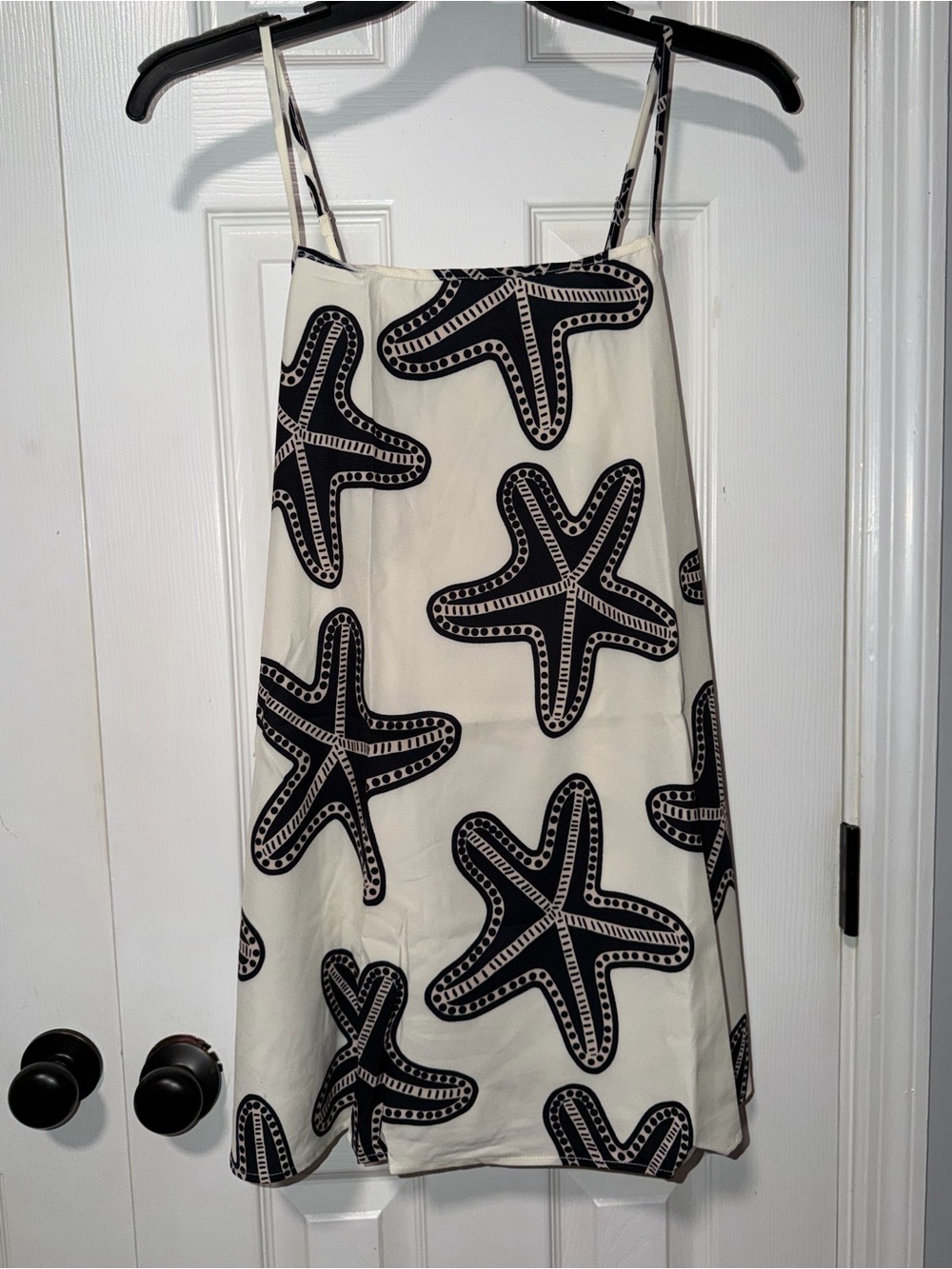 Women’s starfish sea sleeveless spaghetti strap dress party ocean seafood travel
